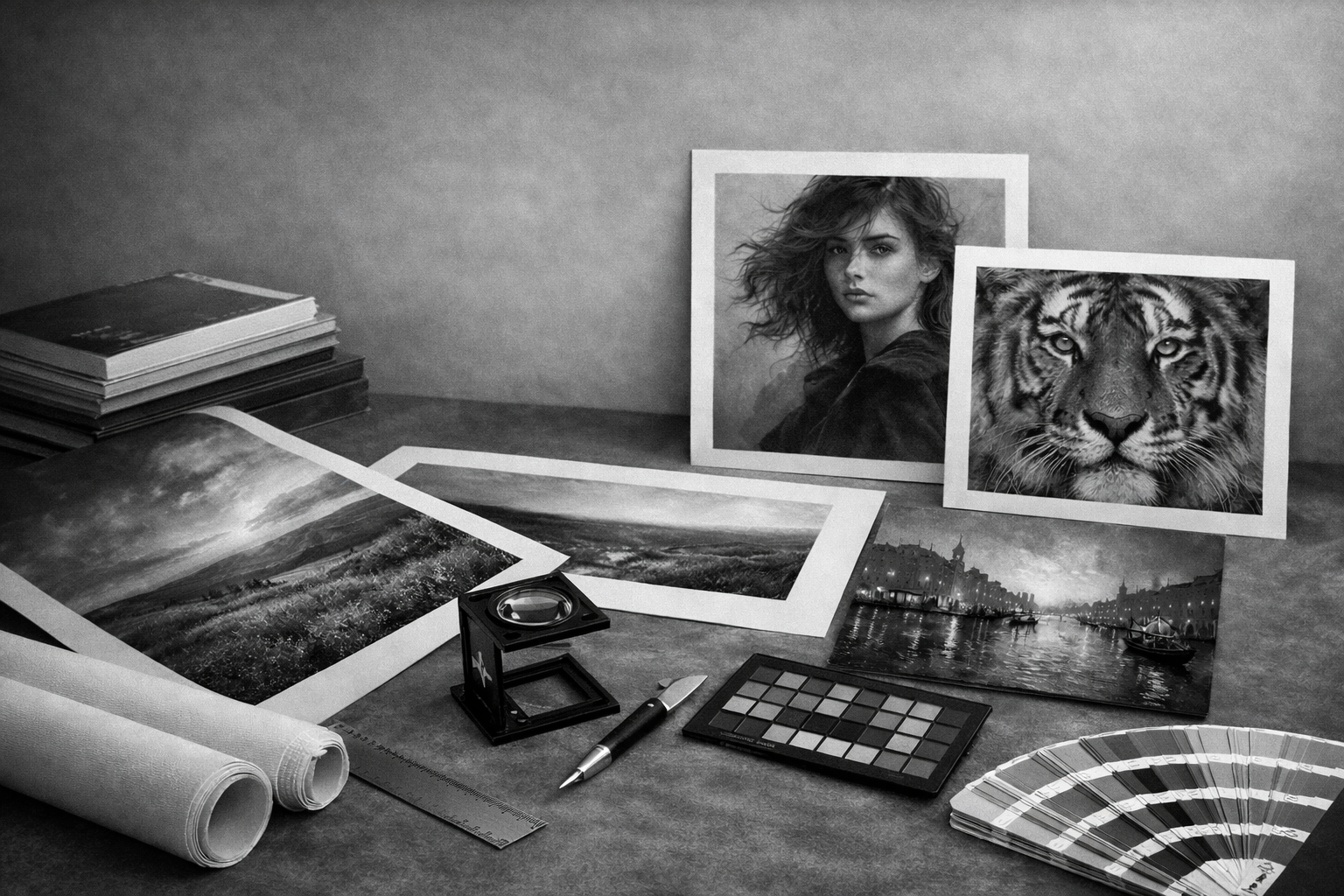 Professional giclee printing service for Ealing artists