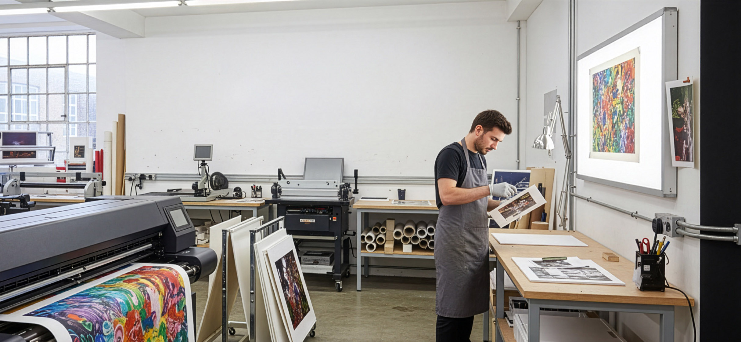 Professional giclee printing studio serving Ealing