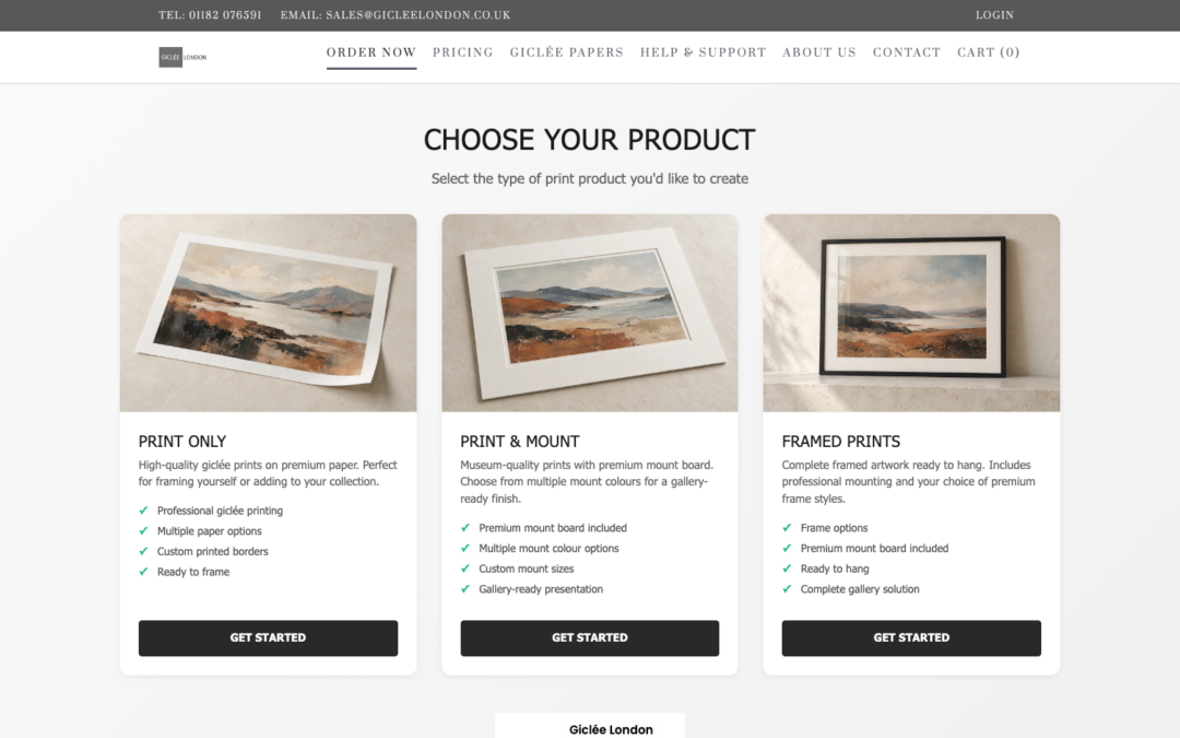Meet the New Giclée London Online Print Designer